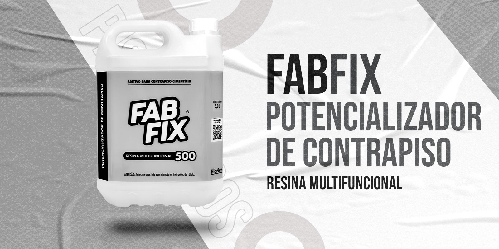 Banner - FabFix Aditivo para Contrapiso Cimentício